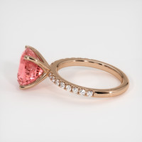 4.50 Ct. Sapphire Ring, 18K Rose Gold 4