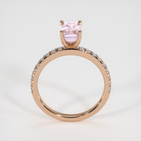 2.15 Ct. Pink Sapphire Ring, 18K Rose Gold 3