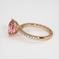 3.07 Ct. Sapphire Ring, 18K Rose Gold 4
