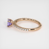 0.53 Ct. Sapphire Ring, 18K Rose Gold 4