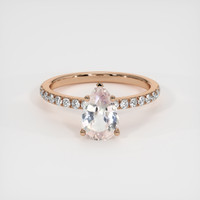 2.24 Ct. Sapphire Ring, 18K Rose Gold 1