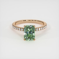 3.30 Ct. Sapphire Ring, 18K Rose Gold 1
