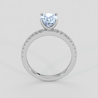 1.87 Ct. Blue Sapphire Ring, Silver 3