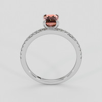 1.54 Ct. Padparadscha Sapphire Ring, Silver 3