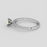 1.08 Ct. Bi Color / Parti Sapphire Ring, 10K White Gold 4