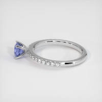 0.75 Ct. Violet Sapphire Ring, 10K White Gold 4