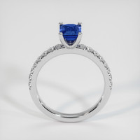 1.20 Ct. Blue Sapphire Ring, 10K White Gold 3