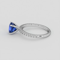 1.75 Ct. Blue Sapphire Ring, 14K White Gold 4