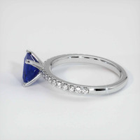 1.33 Ct. Sapphire Ring, 14K White Gold 4