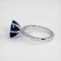 3.87 Ct. Sapphire Ring, 14K White Gold 4