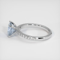 1.23 Ct. Sapphire Ring, 14K White Gold 4