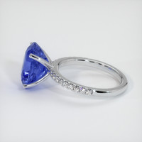 6.83 Ct. Sapphire Ring, 14K White Gold 4