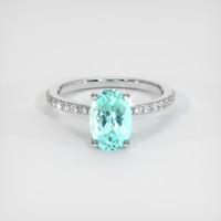 1.82 Ct. Gemstone Ring, 14K White Gold 1