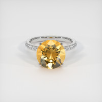 4.12 Ct. Gemstone Ring, 14K White Gold 1