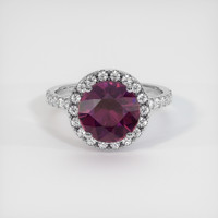 2.79 Ct. Gemstone Ring, 14K White Gold 1