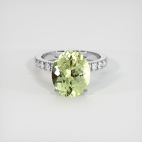 5.48 Ct. Gemstone Ring, 14K White Gold 1