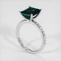 3.17 Ct. Gemstone Ring, 14K White Gold 2