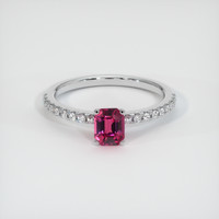 1.07 Ct. Sapphire Ring, 14K White Gold 1