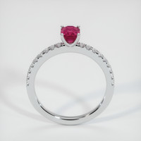 1.07 Ct. Sapphire Ring, 14K White Gold 3