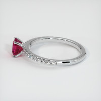 1.07 Ct. Sapphire Ring, 14K White Gold 4