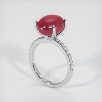 Ruby Ring 9.21 Ct. 14K White Gold Preview
