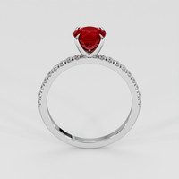 1.52 Ct. Ruby Ring, 14K White Gold 3