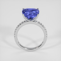 6.09 Ct. Violet Sapphire Ring, 14K White Gold 3