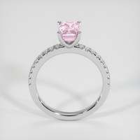 2.15 Ct. Pink Sapphire Ring, 14K White Gold 3