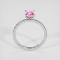 2.04 Ct. Pink Sapphire Ring, 14K White Gold 3
