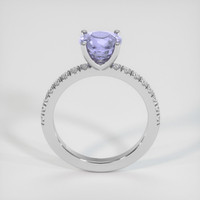 2.17 Ct. Sapphire Ring, 14K White Gold 3