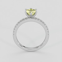 1.22 Ct. Yellow Sapphire Ring, 14K White Gold 3