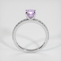 1.11 Ct. Sapphire Ring, 14K White Gold 3