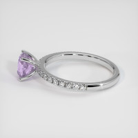 1.11 Ct. Sapphire Ring, 14K White Gold 4