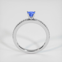 0.55 Ct. Sapphire Ring, 14K White Gold 3