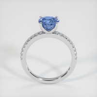 2.04 Ct. Sapphire Ring, 14K White Gold 3