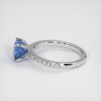 2.04 Ct. Sapphire Ring, 14K White Gold 4