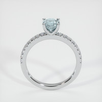 1.33 Ct. Sapphire Ring, 14K White Gold 3