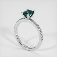1.21 Ct. Sapphire Ring, 14K White Gold 2
