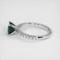 1.21 Ct. Sapphire Ring, 14K White Gold 4