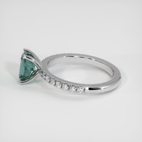 1.26 Ct. Sapphire Ring, 14K White Gold 4