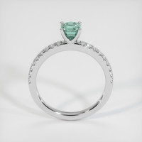 0.79 Ct. Sapphire Ring, 14K White Gold 3