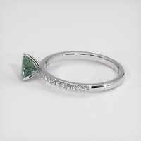 1.13 Ct. Sapphire Ring, 14K White Gold 4