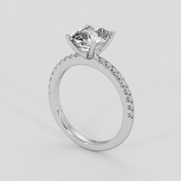 2.68 Ct. White Sapphire Ring, 14K White Gold 2
