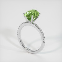 5.26 Ct. Sapphire Ring, 14K White Gold 2