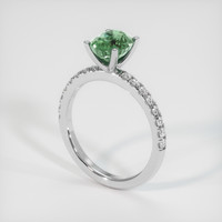 1.82 Ct. Sapphire Ring, 14K White Gold 2