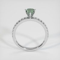 0.66 Ct. Sapphire Ring, 14K White Gold 3
