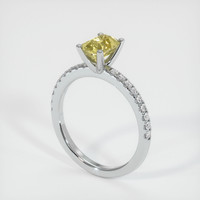 1.59 Ct. Sapphire Ring, 14K White Gold 2