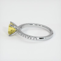 1.59 Ct. Sapphire Ring, 14K White Gold 4