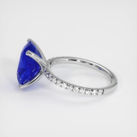 4.99 Ct. Sapphire Ring, 18K White Gold 4