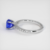 1.76 Ct. Sapphire Ring, 18K White Gold 4